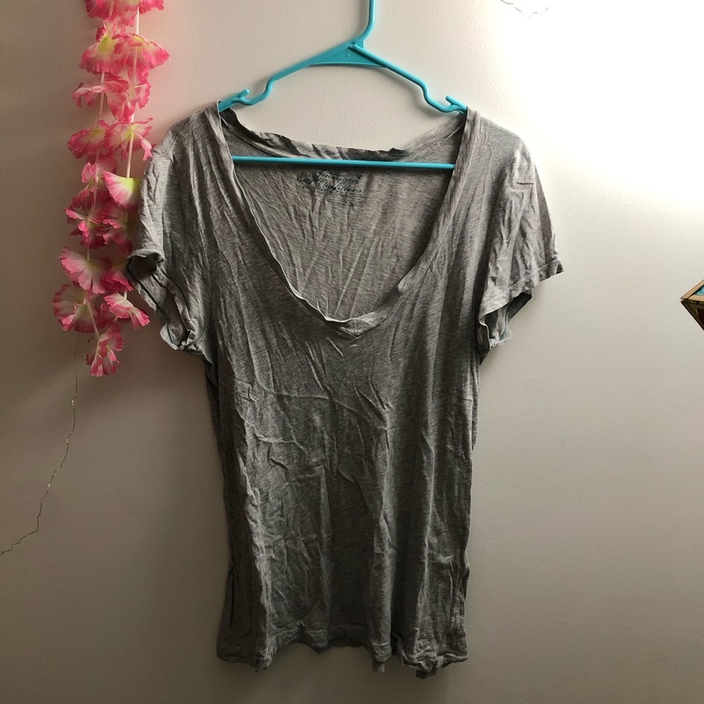 American Eagle Outfitters Oversized gray tshirt